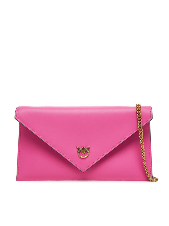 PINKO Дамска чанта Flat Purse Mini AI 25-26 PCPL 105347 A0F1 Розов цвят на ниска цена