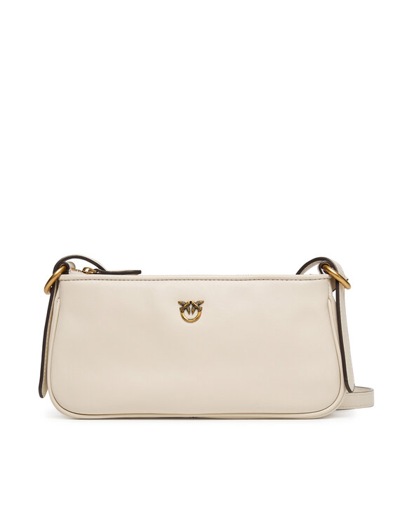 PINKO Дамска чанта Half Moon Baguette Mini AI 25-26 PLTT 105069 A0QO Екрю цвят на ниска цена