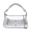 PINKO Дамска чанта Half Moon Baguette Mini AI 25-26 PLTT 105915 A2WD Сребрист цвят на ниска цена