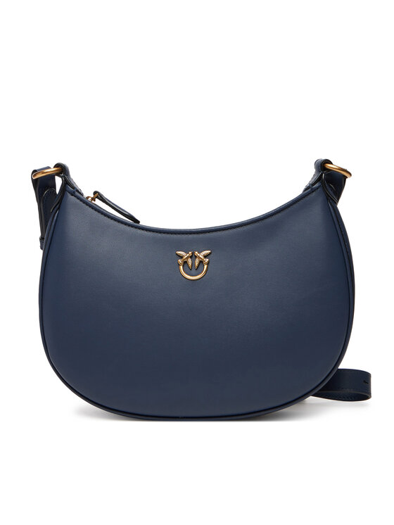 PINKO Дамска чанта Half Moon Mini Fl Al 25-26 PLTT 102790 A0F1 Тъмносин цвят на ниска цена