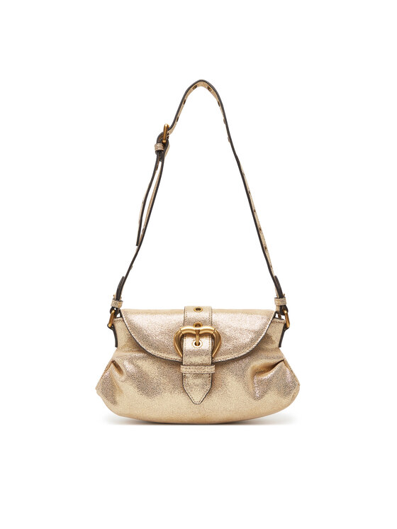PINKO Дамска чанта Jolene Shoulder Mini PE 25 PLTT 102802 A27K Златист цвят на ниска цена