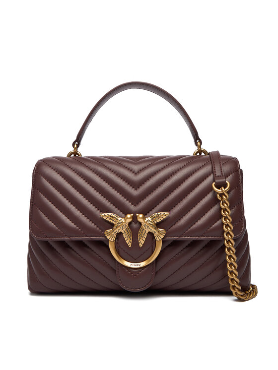 PINKO Дамска чанта Love Lady Puff Classic Cl Al 25-26 PLTT 100043 A0GK Бордо цвят на ниска цена
