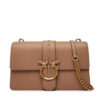 PINKO Дамска чанта Love One Classic ST.CL Al 25-26 PLTT 105857 A0F1 Бежов цвят на ниска цена