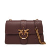 PINKO Дамска чанта Love One Classic ST.CL Al 25-26 PLTT 105857 A0F1 Бордо цвят на ниска цена