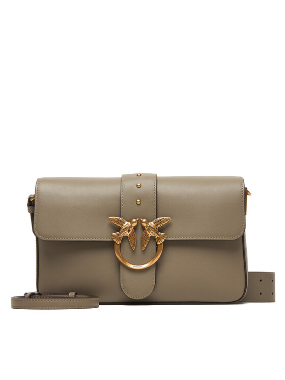 PINKO Дамска чанта Love One Classic Slouchy Fl Al 25-26 PLTT 104524 A0QO Сив цвят на ниска цена