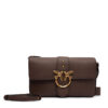 PINKO Дамска чанта Love One Classic Slouchy Fl PLTT 104524 A2OX Кафяв цвят на ниска цена