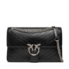 PINKO Дамска чанта Love One Light Classic AI 25-26 PLTT 106174 A2JC Черен цвят на ниска цена