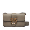 PINKO Дамска чанта Love One Mini Slouchy Fl Al 25-26 104340 A0QO Сив цвят на ниска цена