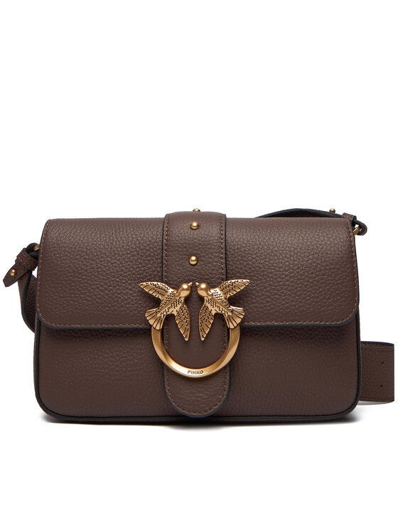 PINKO Дамска чанта Love One Mini Slouchy Fl Al 25-26 104340 A2OX Бордо цвят на ниска цена