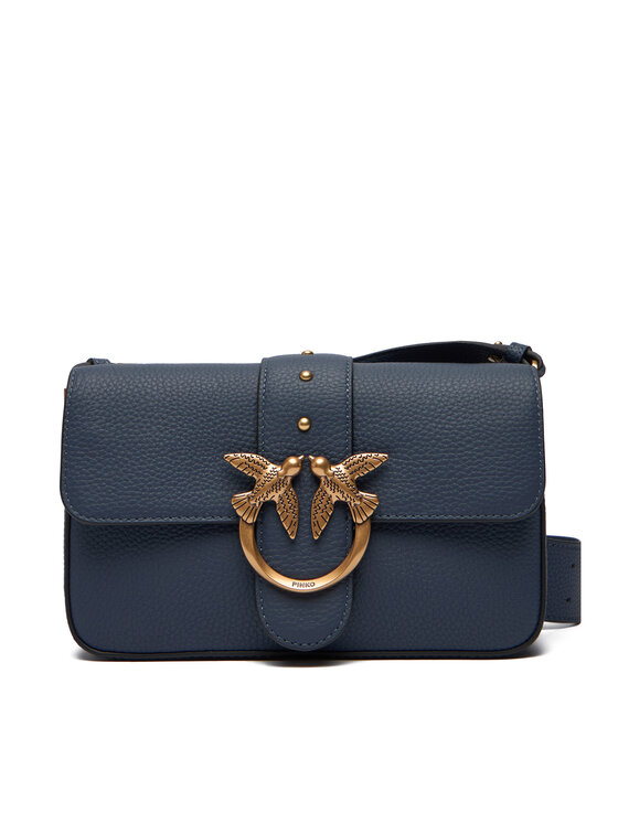 PINKO Дамска чанта Love One Mini Slouchy Fl Al 25-26 104340 A2OX Тъмносин цвят на ниска цена