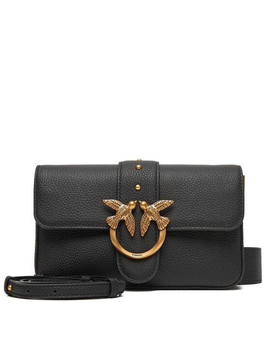 PINKO Дамска чанта Love One Mini Slouchy Fl Al 25-26 104340 A2OX Черен цвят на ниска цена