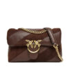 PINKO Дамска чанта Love Puff Classic Cl Al 25-26 PLTT 100038 A2JY Кафяв цвят на ниска цена