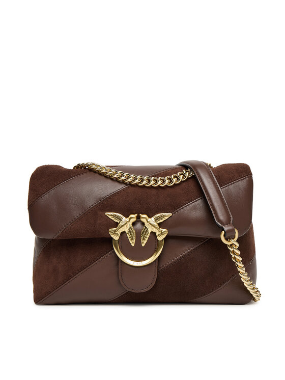 PINKO Дамска чанта Love Puff Classic Cl Al 25-26 PLTT 100038 A2JY Кафяв цвят на ниска цена