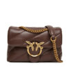 PINKO Дамска чанта Love Puff Mini CL PE 25 PLTT 100039 A0F2 Кафяв цвят на ниска цена