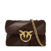 PINKO Дамска чанта Love Puff Mini Cl AI 25-26 PLTT 100039 A2JY Кафяв цвят на ниска цена