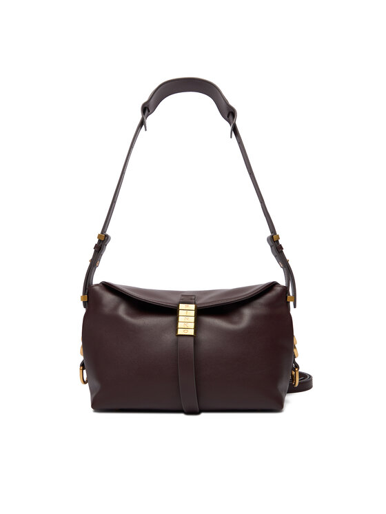 PINKO Дамска чанта Saddle Baguette Mini AI 25-26 PLTT 105895 A1ZX Бордо цвят на ниска цена