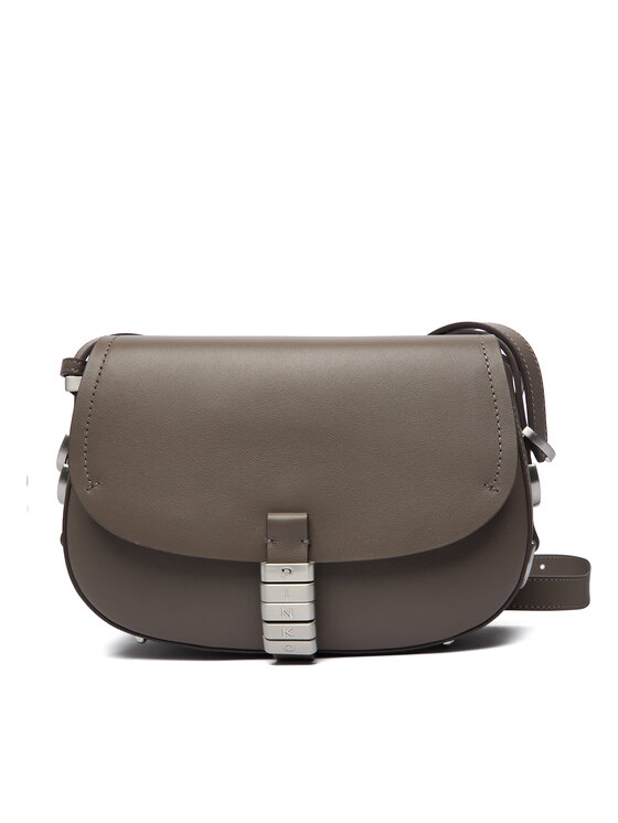 PINKO Дамска чанта Saddle Mini PE PLTT 103831 A1ZX Сив цвят на ниска цена