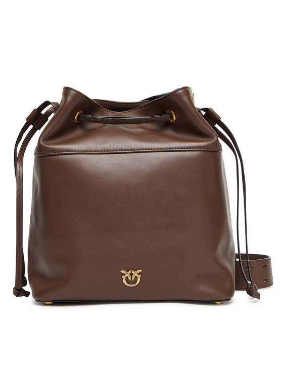 PINKO Дамска чанта Secchiello Classic Al 25-26 PLTT 104305 A0QO Кафяв цвят на ниска цена