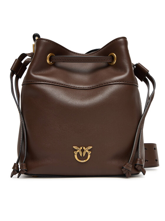 PINKO Дамска чанта Secchiello Mini Al 25-26 104303 A0QO Кафяв цвят на ниска цена