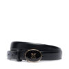 PINKO Дамски колан Round Enamel H2 Belt 20252 PLT01 105466.A2QL Черен цвят на ниска цена