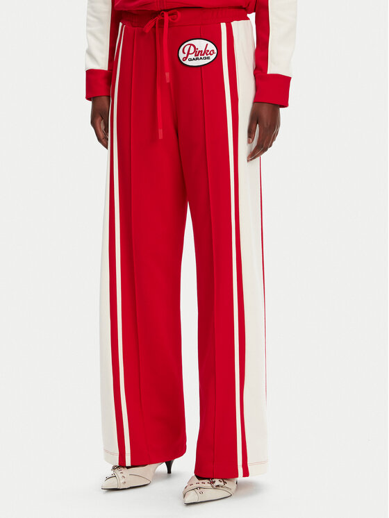 PINKO Долнище анцуг Jacob 105272 A2MD Червен Relaxed Fit цвят на ниска цена