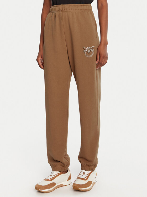 PINKO Долнище анцуг Plumcake 104790 A2RO Кафяв Regular Fit цвят на ниска цена