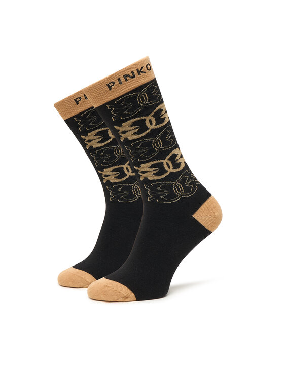 PINKO Дълги чорапи Monaco 106054 A2ZG Черен цвят на ниска цена