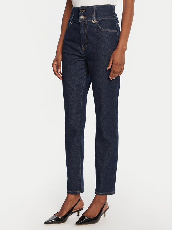 PINKO Дънки Scarlet 105718 A2UP Тъмносин Slim Fit цвят на ниска цена