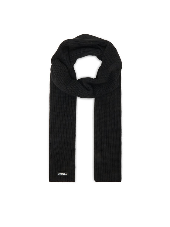 PINKO Зимен шал Slovenia 105996 A2Z4 Черен цвят на ниска цена