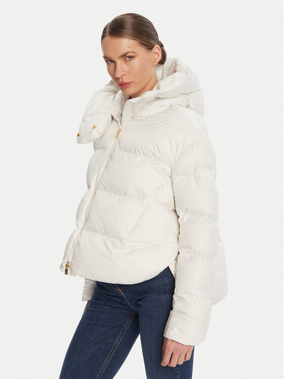 PINKO Зимно яке 101602 A2P6 Бял Regular Fit цвят на ниска цена