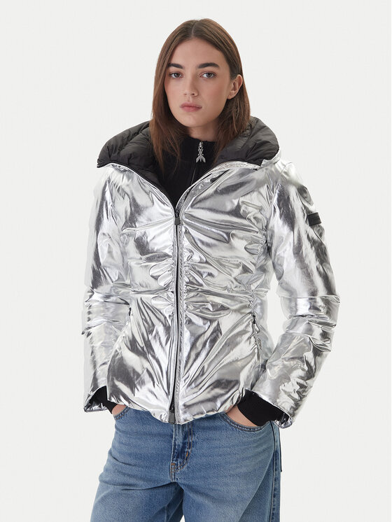 PINKO Зимно яке 106019 A2ZD I17 Сребрист Regular Fit цвят на ниска цена