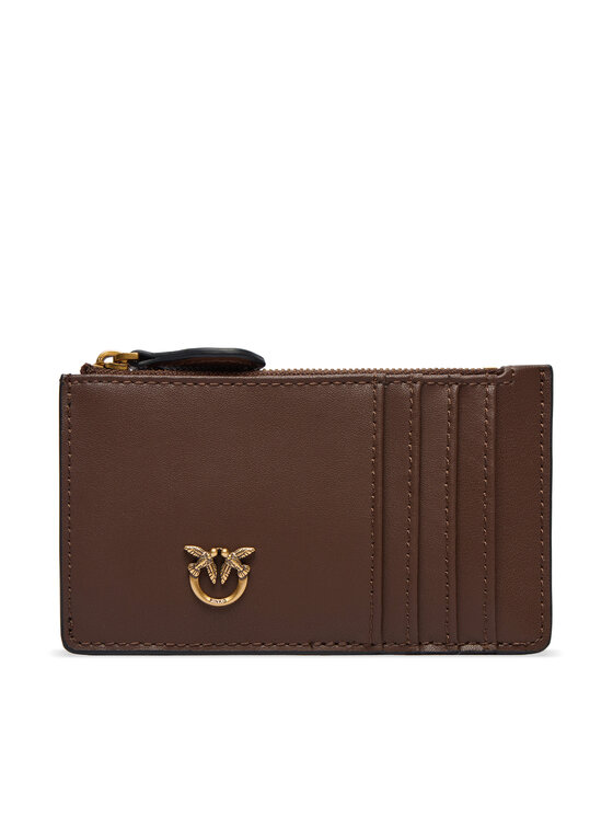 PINKO Калъф за кредитни карти Airone Cardholder. AI 23-24 PCPL 100251 A0GK Кафяв цвят на ниска цена