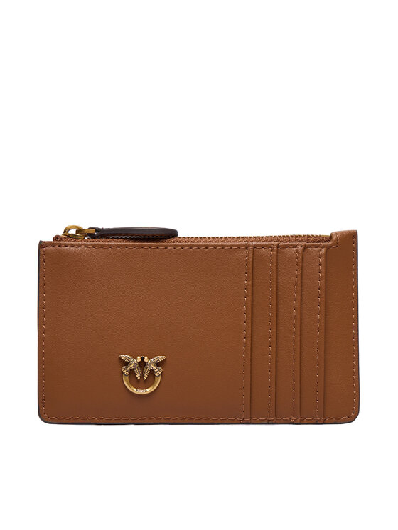 PINKO Калъф за кредитни карти Airone Cardholder. AI 23-24 PCPL 100251 A0GK Кафяв цвят на ниска цена