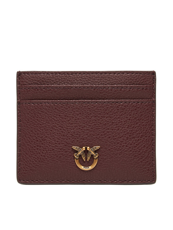 PINKO Калъф за кредитни карти Card Holder Simply AI 25-26 PCPL 103762 A29Q Кафяв цвят на ниска цена