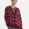 PINKO Кардиган Half Breed 106042 A2YD Бордо Regular Fit цвят на ниска цена