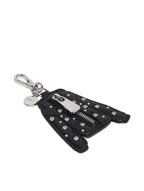 PINKO Ключодържател Charm Hoodie Microbibra AI 25-26 PCPL 105866 A31U Черен цвят на ниска цена