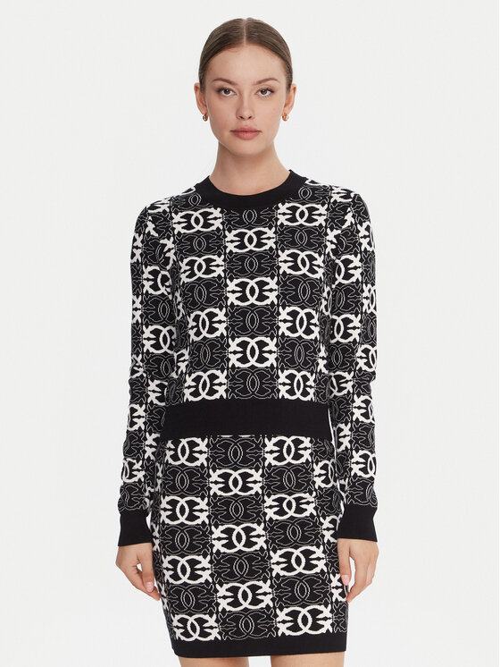 PINKO Пуловер Gypsies 106041 A2YD Черен Regular Fit цвят на ниска цена