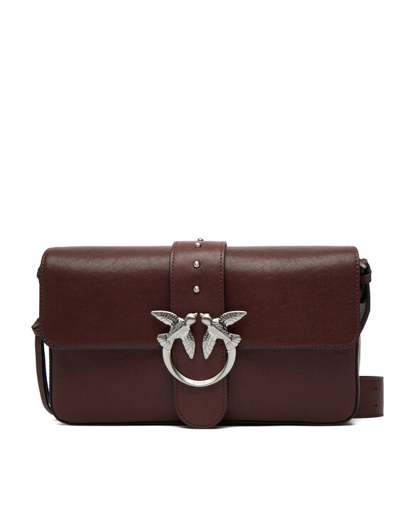 PINKO Сак Love One Slouchy Zip Classic AI 25-26 PLTT 105081 A2JG Кафяв цвят на ниска цена