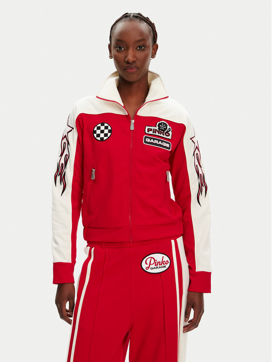 PINKO Суитшърт Edgar 105273 A2MD Червен Regular Fit цвят на ниска цена