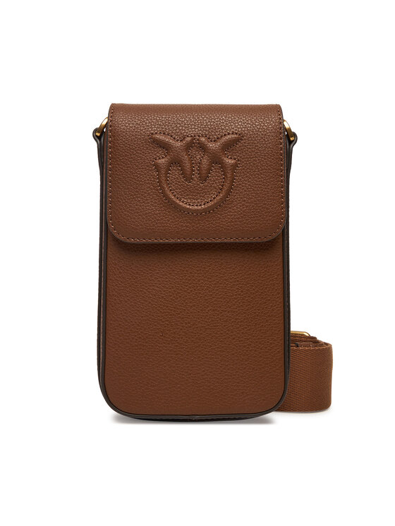 PINKO Чантичка за телефон Phone Case Utility AI 25-26 PCPL 105355 A29Q Кафяв цвят на ниска цена