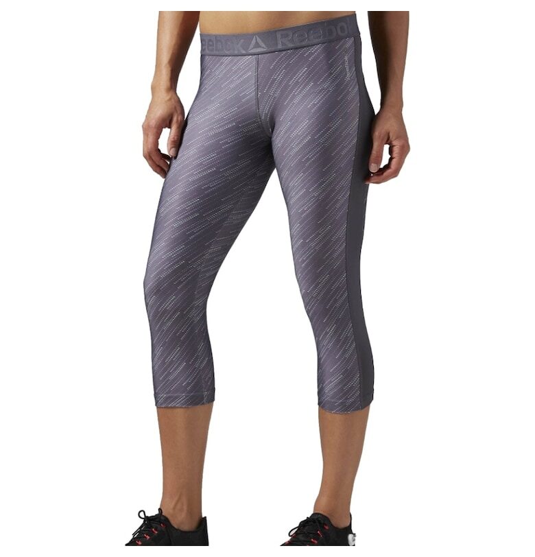 Pantaloni  Workout Ready Printed Capri 3/4 за жени Reebok