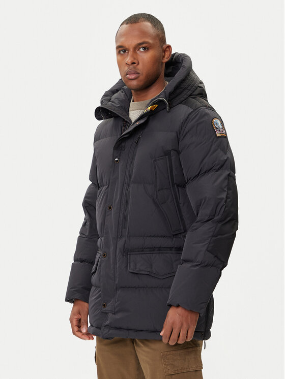 Parajumpers Пухено яке Harraskeet 25WMPMPUHF03 Черен Regular Fit цвят на ниска цена