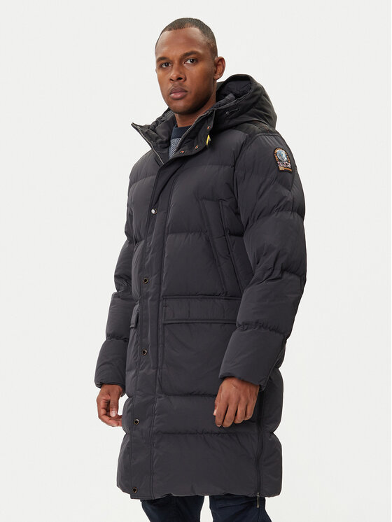 Parajumpers Пухено яке Long Bear 25WMPMPUHF04 Черен Regular Fit цвят на ниска цена