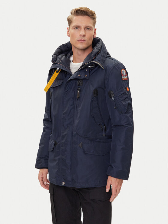 Parajumpers Пухено яке Right Hand 25WMPMJKMA03 Тъмносин Regular Fit цвят на ниска цена