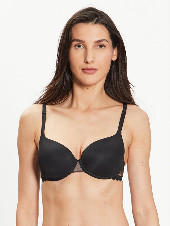 Passionata Сутиен с банели Rodeo P47L90 Черен цвят на ниска цена