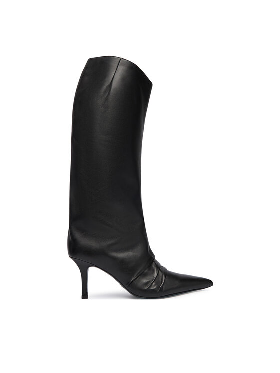 Patrizia Pepe Ботуши 2Y0037 L048 K103 Черен цвят на ниска цена