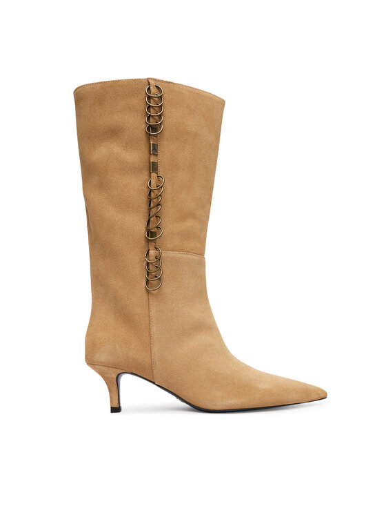 Patrizia Pepe Ботуши 8Y0138 L033 Бежов цвят на ниска цена