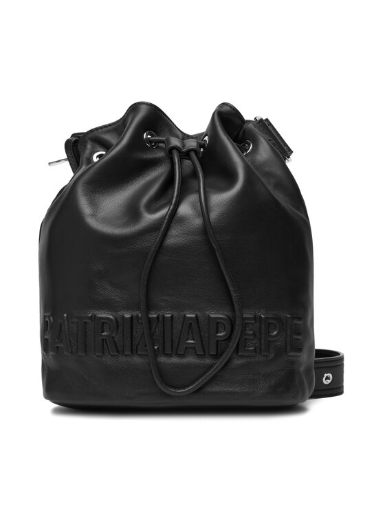 Patrizia Pepe Дамска чанта 2B0126/L113 Черен цвят на ниска цена