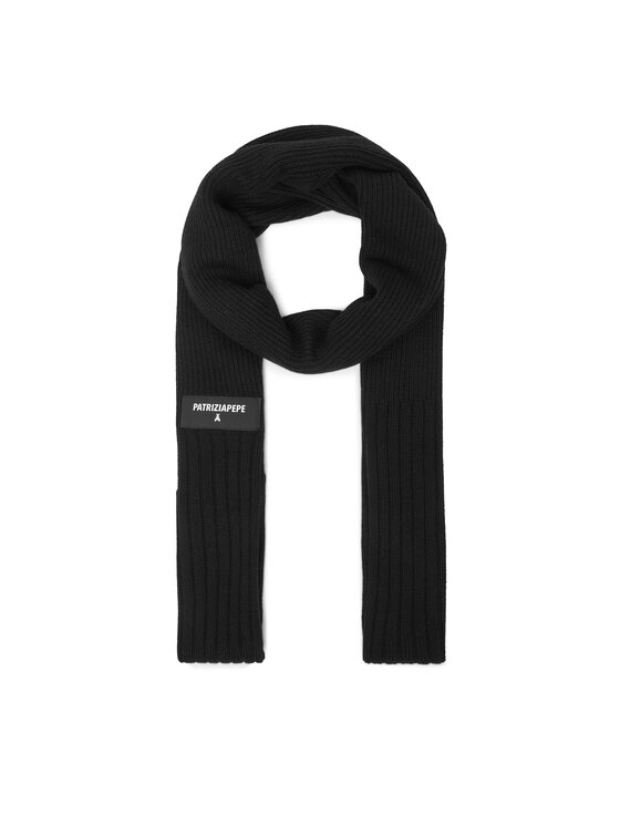 Patrizia Pepe Зимен шал 2F0110/K9O3A-K103 Черен цвят на ниска цена