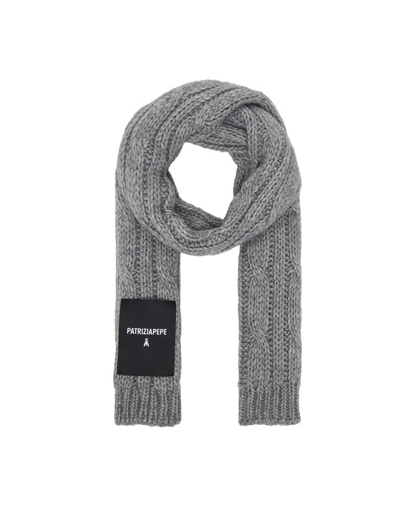 Patrizia Pepe Зимен шал 2FA068/K237-S238 Сив цвят на ниска цена